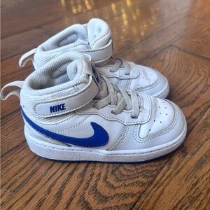 Nike Court Borough Mid 2 Sneakers Toddler 8C Royal Blue